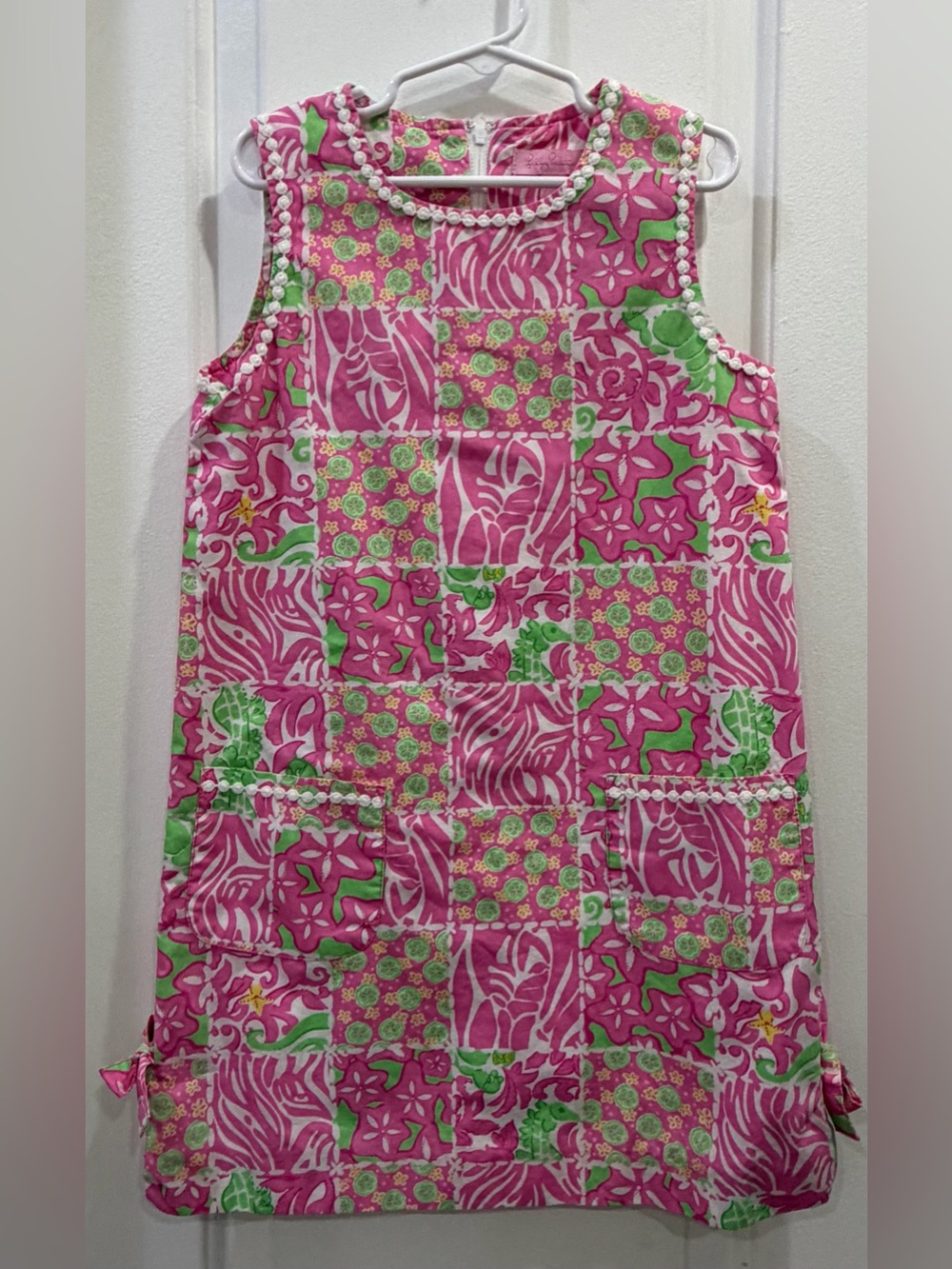 Lilly Pulitzer Girls Shift Dress Size 8